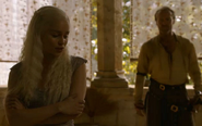 Jorah tells Dany to trust him in "A Man Without Honor".