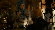 Olenna reluctantly agrees to Cersei's marriage to Loras.