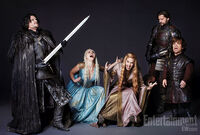 Промо-фото главных героев «Игры престолов».