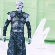 Behind-the-scenes high-resolution image of the Night's King's full costume.