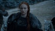 Sansa riding in Season 6.