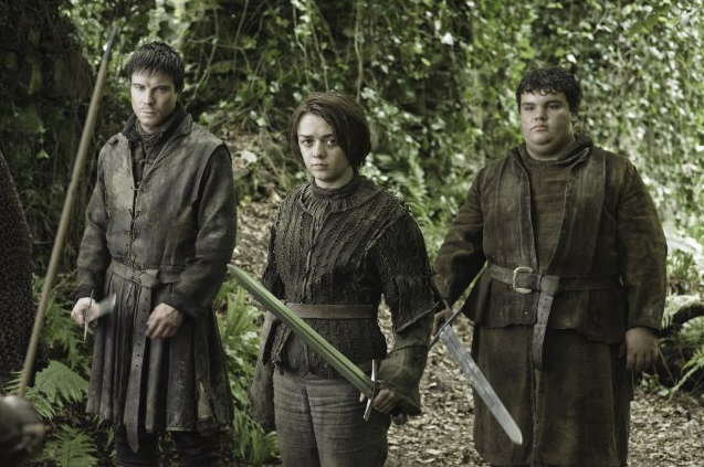 game of thrones arya and gendry