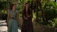 Margaery and Sansa in gardens 307