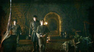 Arya and Gendry escape Harrenhal