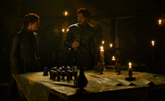 Robb asks his mother's advice on strategy
