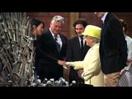 The Buzz: The Queen of England Visits the Set of Game of Thrones (HBO)