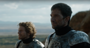 Ser Arthur Dayne (right) at the Tower of Joy