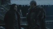 Jon says farewell to Stannis