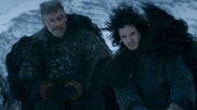 Halfhand and Jon Snow