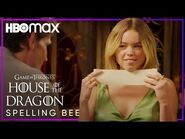 Matt Smith & The Cast Of House Of The Dragon Try A Spelling Bee / House of the Dragon / HBO Max