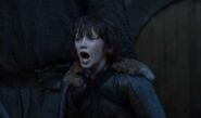 Rickon watches as Ser Rodrick is beheaded by Theon Greyjoy.