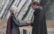 Dany must let Jorah go on his mission to get a Wight, Season 7, "Eastwatch".