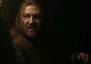Eddard Stark in jail in King's Landing.