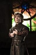 Promotional image of Tyrion as Hand of the King in Season 2