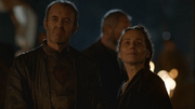 Selyse with stannis during sacrifices
