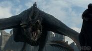 Drogon meets Jon in "Eastwatch".