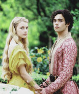 Trystane and Myrcella in the gardens of Dorne.