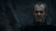 Stannis watches Melisandre leave in "Walk of Punishment".