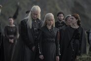 Daemon Rhaenyra Alicent Funeral Promo