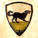 The sigil of House Stark from the Maester's Path promotional campaign.