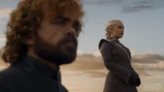 Daenerys judges the troops.