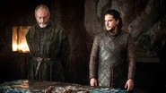 Jon and Davos at the Painted Table.