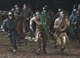 House Baratheon troops at the Blackwater.