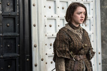 Arya at door of House of Black and White