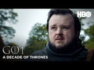 A Decade of Game of Thrones / John Bradley on Samwell Tarly (HBO)