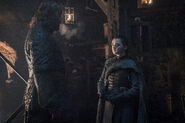 Sandor meets up again with Arya in Season 8, "Winterfell"