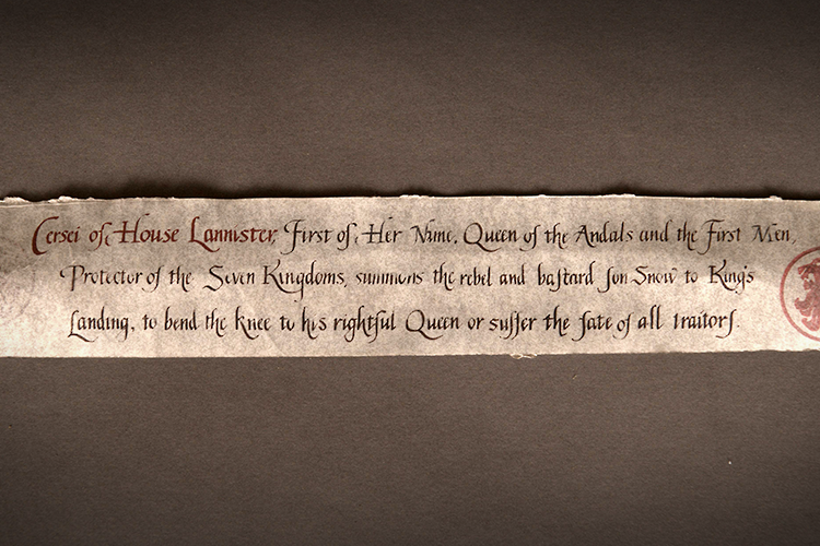 701 Cersei letter to Jon behind the scenes.png