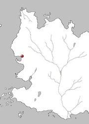 Пентос на мапі Ессоса.