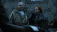 Lord Royce with Sansa Stark.