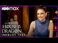 Emily Carey & Fabien Frankel Try Taking An Inkblot Test / House of the Dragon / HBO Max
