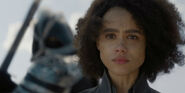 Just before Missandei is killed.