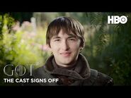 Game of Thrones / The Cast Signs Off (HBO)