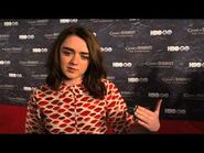 Game of Thrones Season 4: Maisie Williams Remembers the Fallen (HBO)