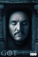 Oberyn Martell in the Hall of Faces for HBO's promo poster