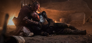Beric Kissed by Fire