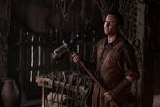 Gendry, the last person with Baratheon blood, is found by Davos.