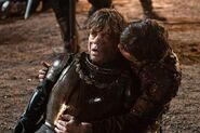 Promotional image of Podrick and Tyrion from "Blackwater".