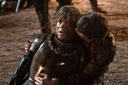 Promotional Image of Podrick and Tyrion from "Blackwater".