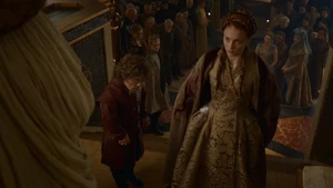  ummantelt  bei der Trauung in der Großen Septe von Baelor.