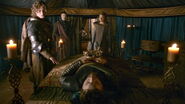 Renly lies dead.