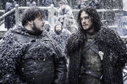 Sam with Jon Snow in "The Dance of Dragons"