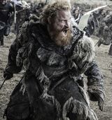 Tormund in the Battle of the Bastards.