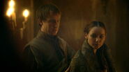 Roslin now wrapped in Edmure's cloak