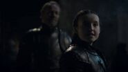 Lyanna Mormont discussing the battle with her cousin Jorah, in "A Knight of the Seven Kingdoms".
