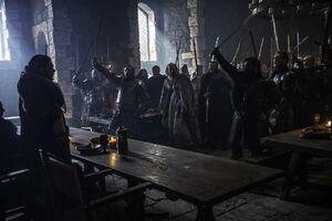 Jon Snow is declared King in The North Season 6 Episode 10 Preview.