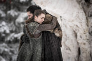 S8 Ep 1 Jon & Arya